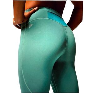 Fabletics Stride 9 Motion365+ High-Rise Leggings, Storm Slate Teal, 2X